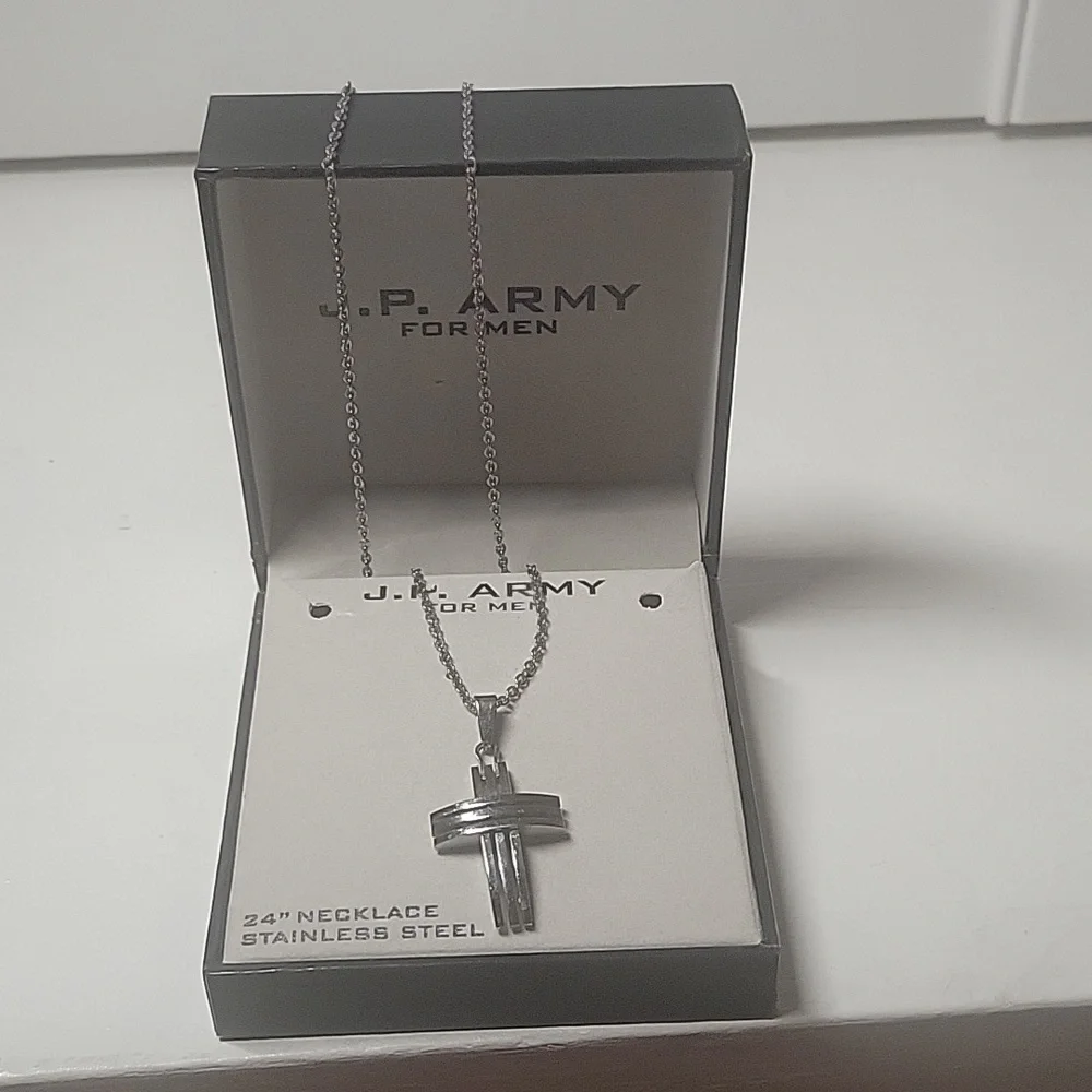 Cross necklace JP ARMY mens - Picture 3 of 5